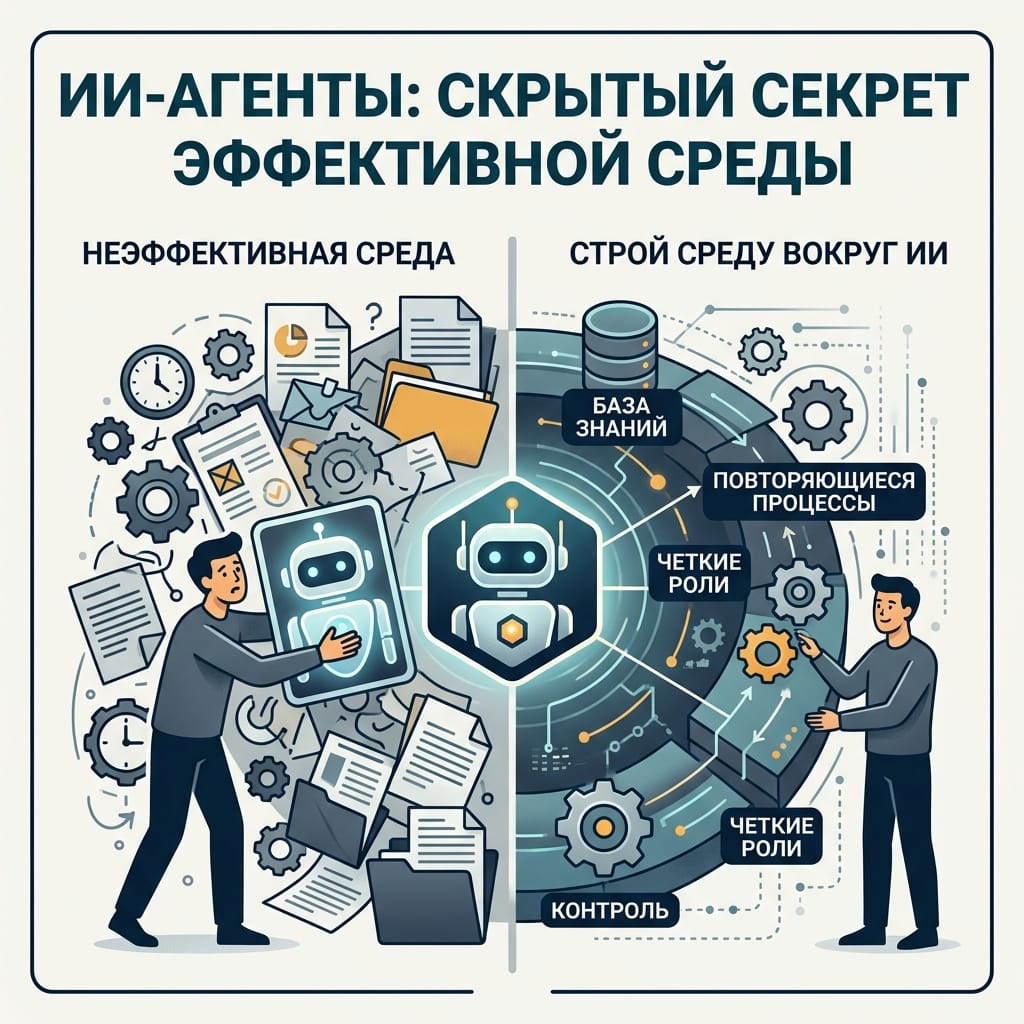 ИИ-агенты: скрытый секрет создания эффективной среды для работы