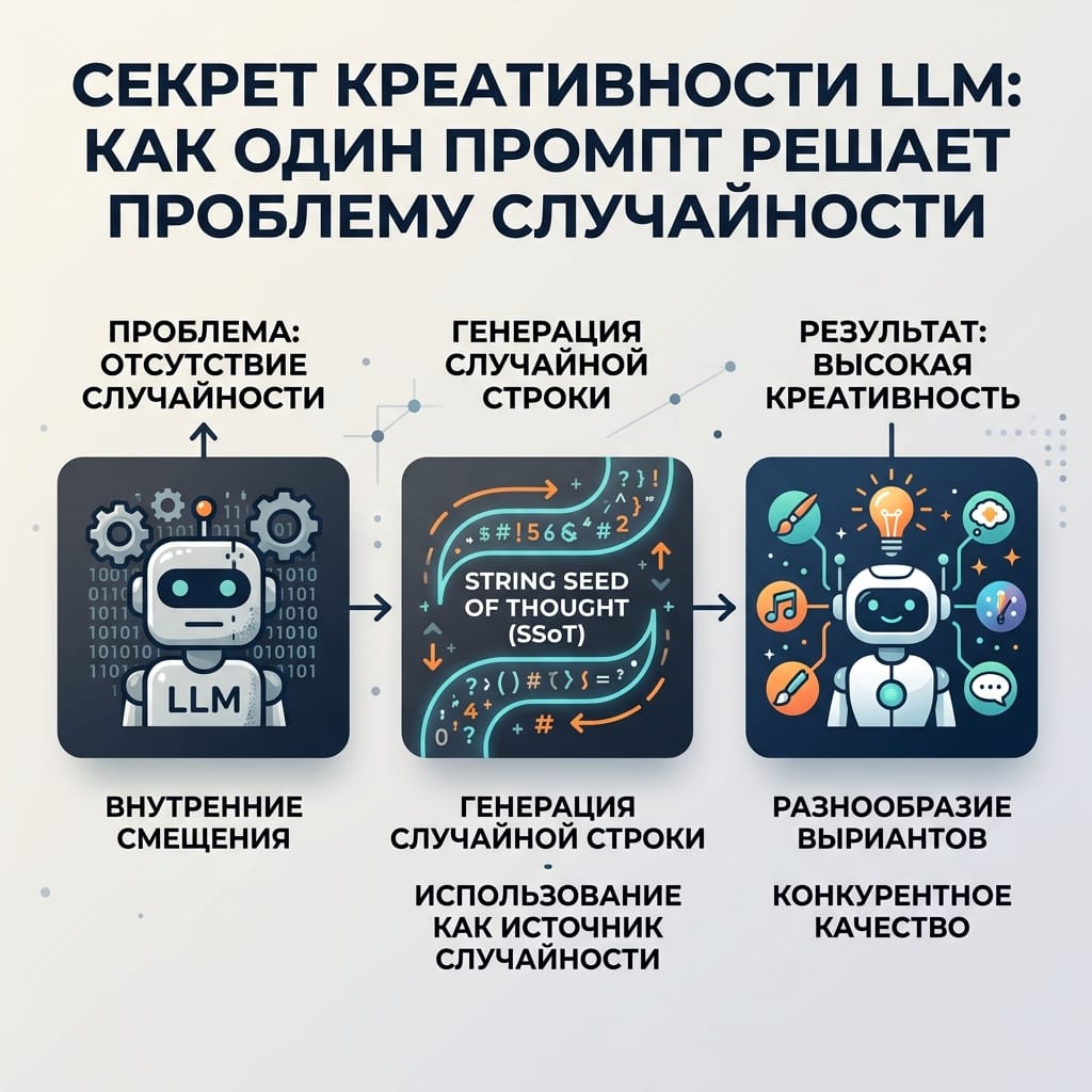 Секрет креативности LLM: как один промпт решает проблему случайности