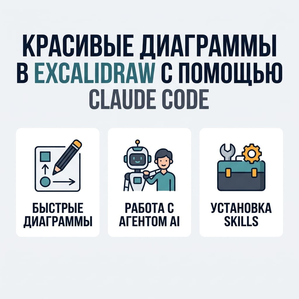 Claude Code: секрет создания идеальных диаграмм в Excalidraw