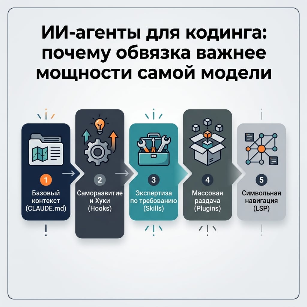 ИИ-агенты для кодинга: почему обвязка важнее мощности самой модели
