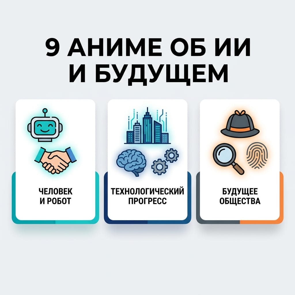 9 аниме об ИИ и будущем: прогнозы, которые сбываются уже сейчас