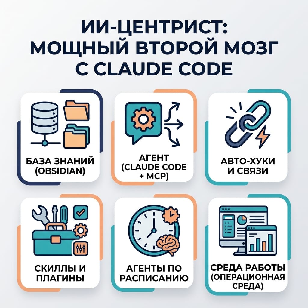AI-центрист: секрет построения мощного «второго мозга» с Claude Коде