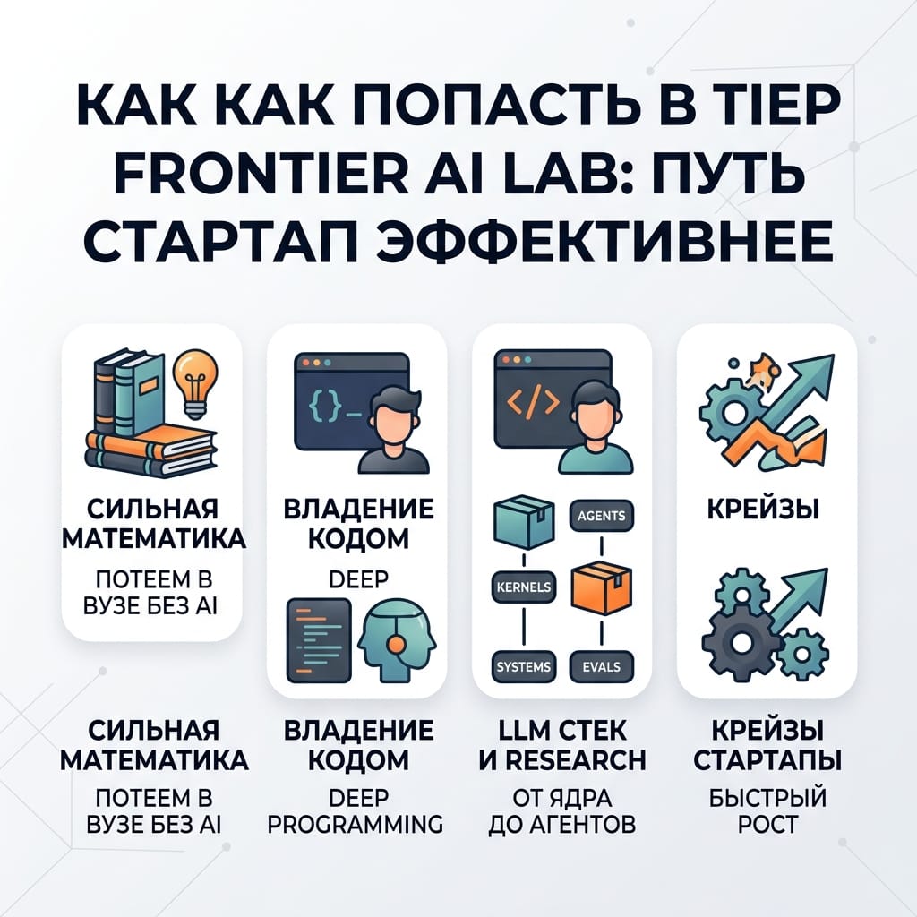 Как попасть в Frontier AI Lab: почему путь через стартап эффективнее