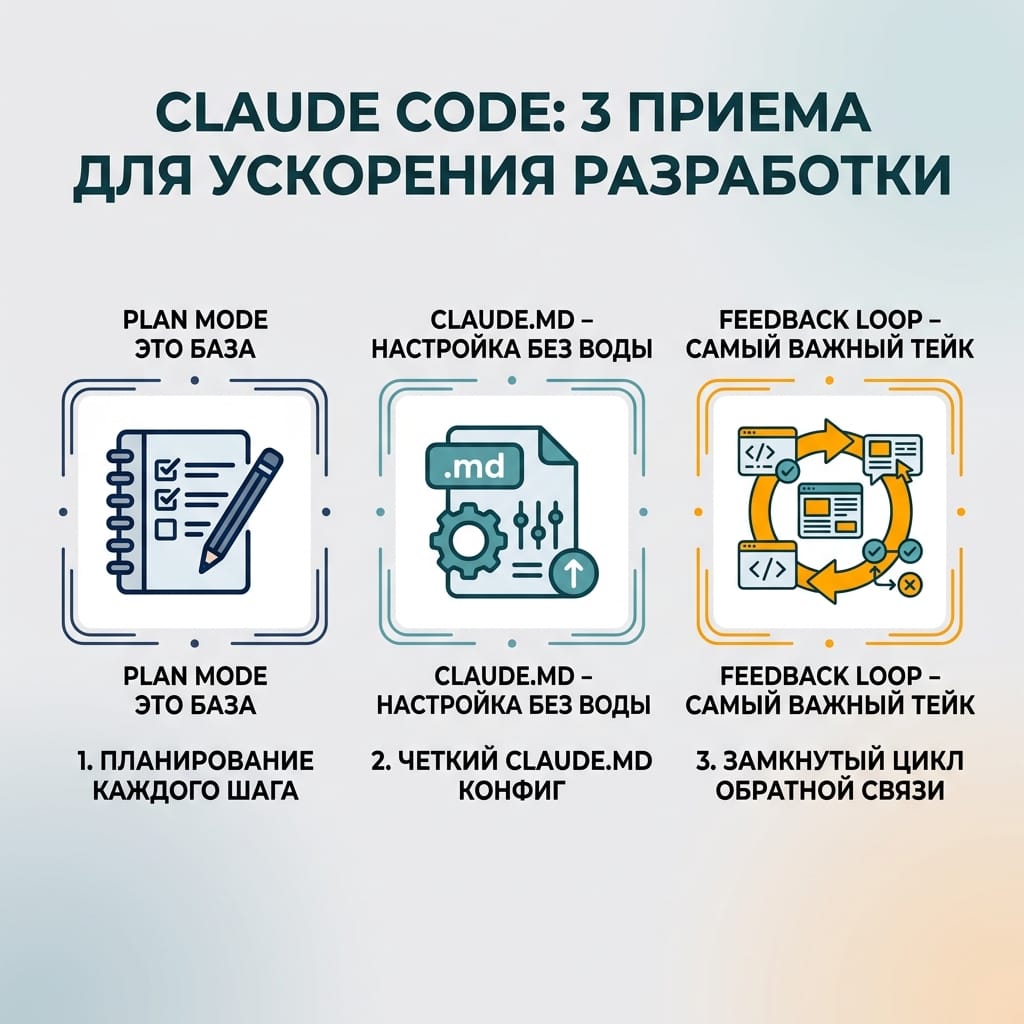 Claude Code: 3 приема от Бориса Черни для ускорения разработки в 10 раз