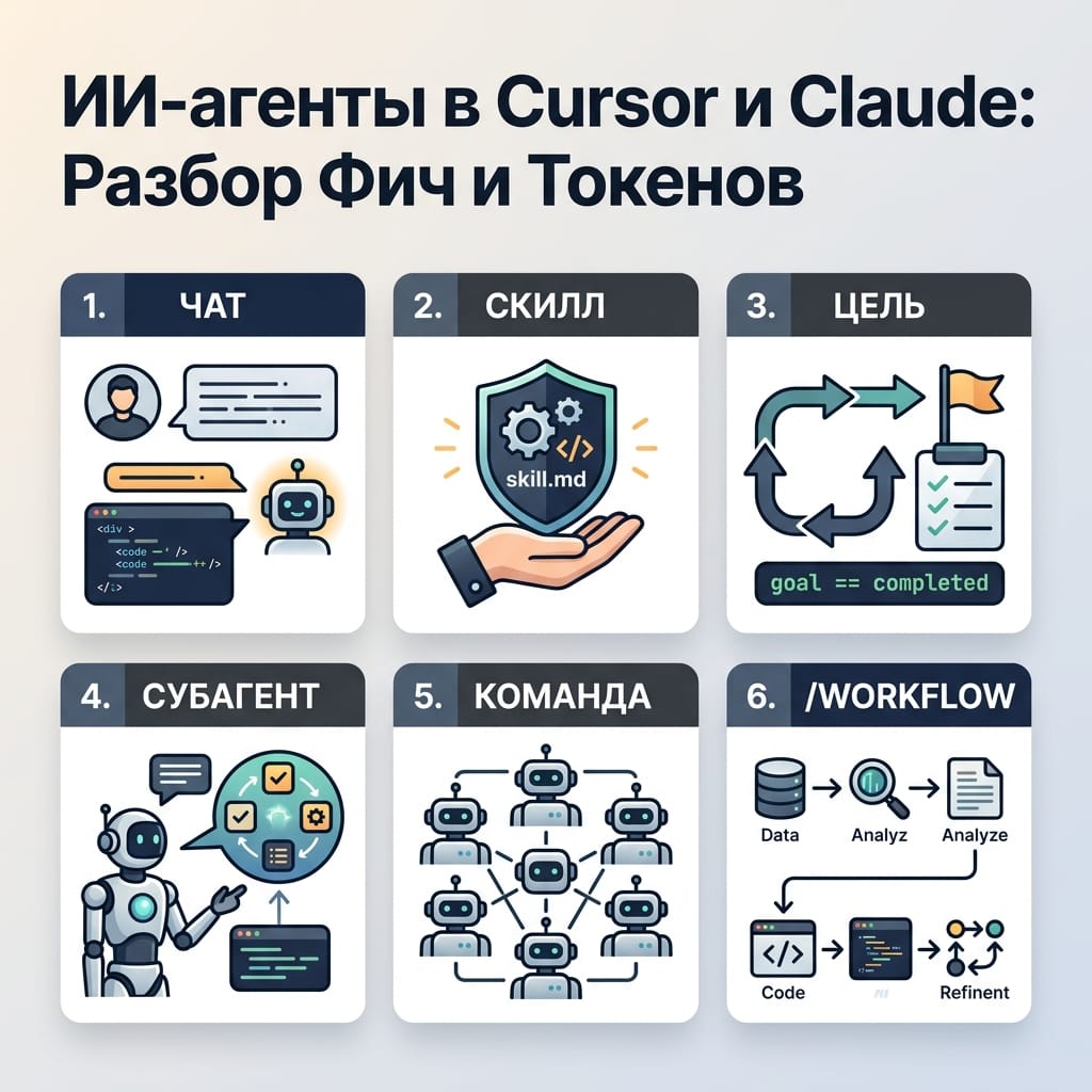 ИИ-агенты в Cursor и Claude: как не разориться на фичах и токенах