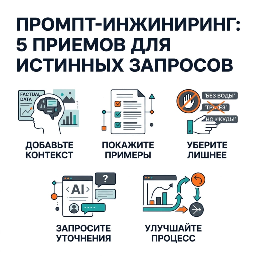 Промпт-инжиниринг: 5 приемов для создания идеальных запросов к ИИ