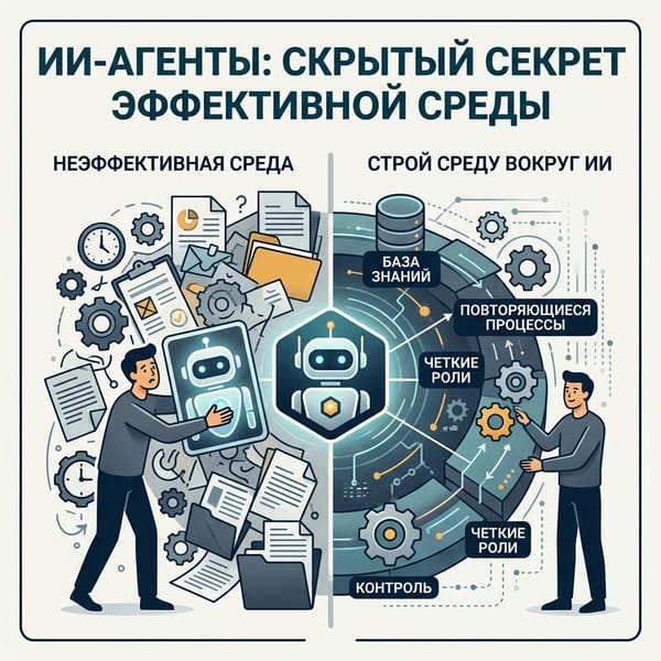 ИИ-агенты: скрытый секрет создания эффективной среды для работы