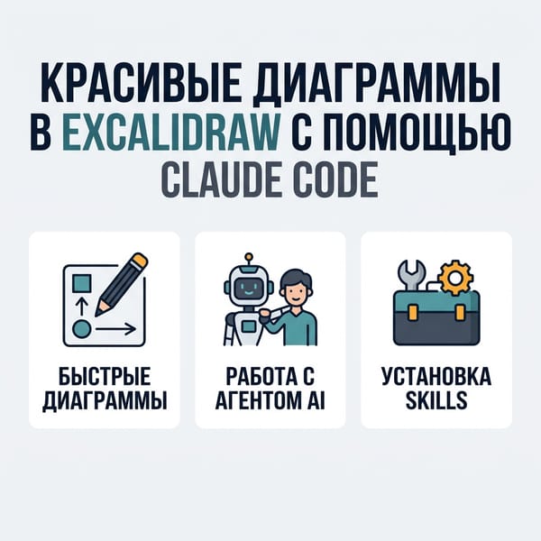 Claude Code: секрет создания идеальных диаграмм в Excalidraw