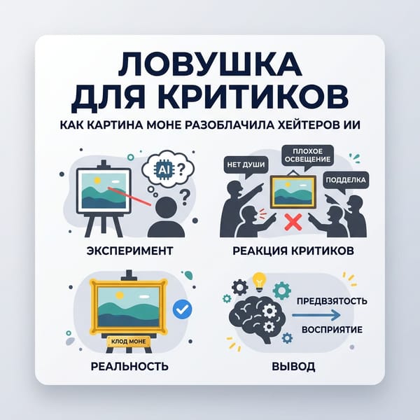Ловушка для критиков: как картина Моне разоблачила хейтеров ИИ