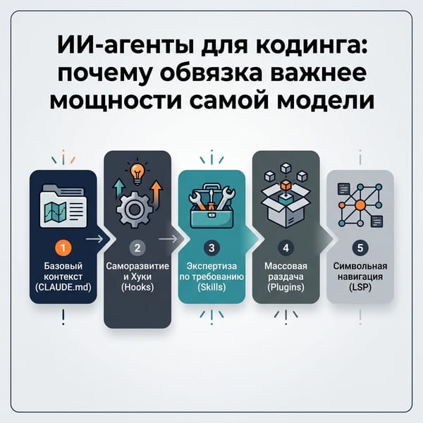 ИИ-агенты для кодинга: почему обвязка важнее мощности самой модели
