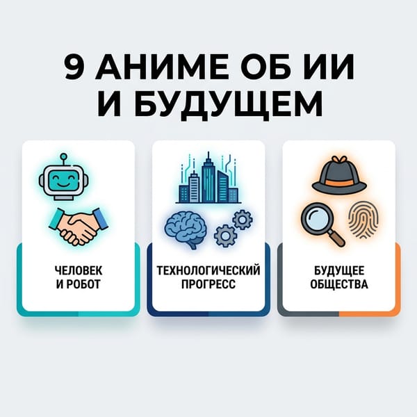 9 аниме об ИИ и будущем: прогнозы, которые сбываются уже сейчас