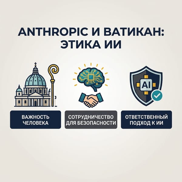 Anthropic и Ватикан: почему Папа выбрал ИИ-компанию для защиты этики