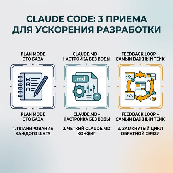 Claude Code: 3 приема от Бориса Черни для ускорения разработки в 10 раз
