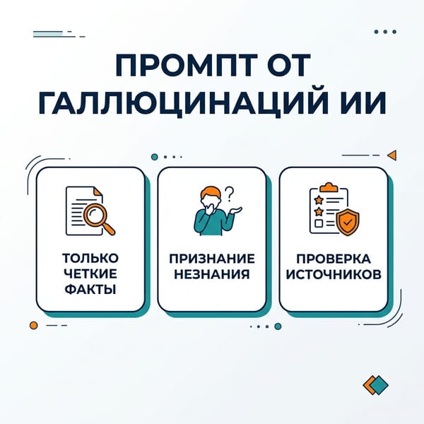 Промпт от галлюцинаций ИИ: как заставить нейросеть говорить правду