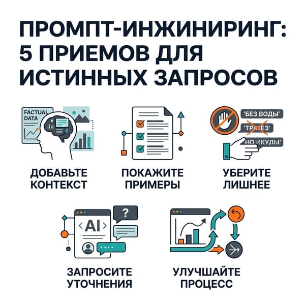 Промпт-инжиниринг: 5 приемов для создания идеальных запросов к ИИ